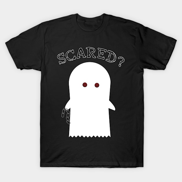 Ghost Emoji Halloween T-Shirt by Huschild